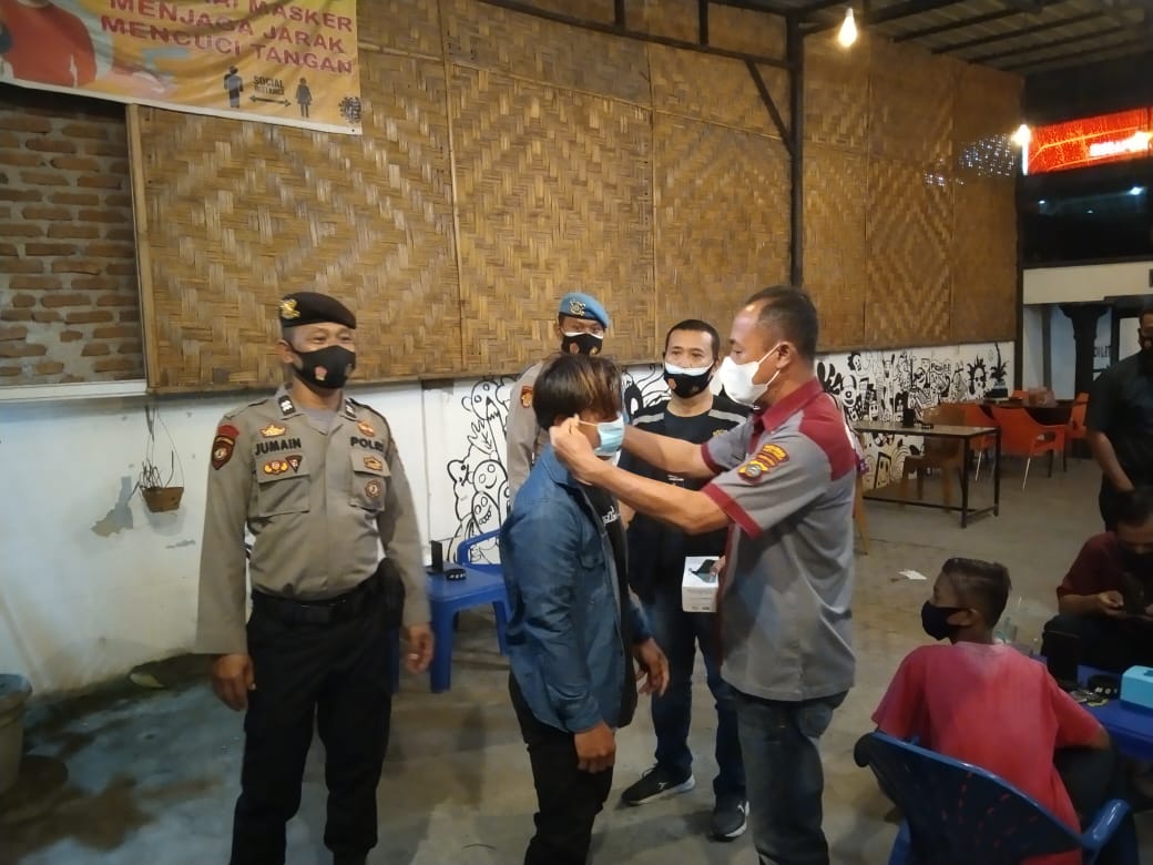 Polres Batu Bara Kembali Gelar Operasi Yustisi Pelanggar Prokes 