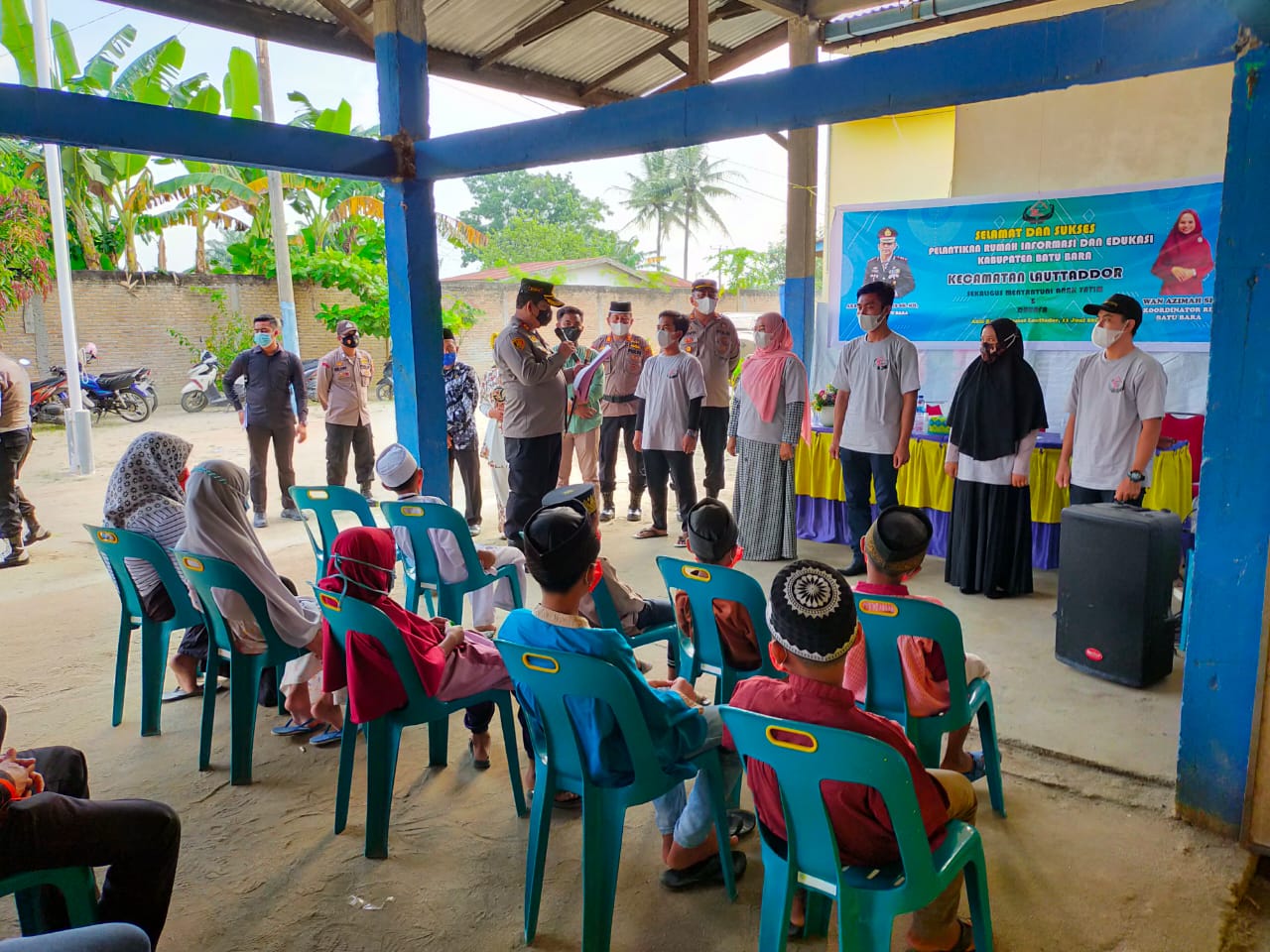 Hadiri Pelantikan REI Kapolres Batu Batu Santuni Anak Yatim