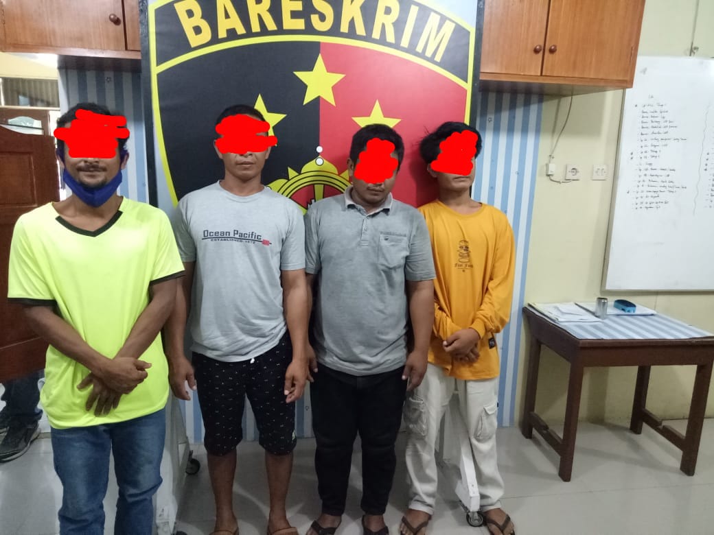 Polsek Indrapura Amankan Empat Orang Diduga Pelaku Pungli