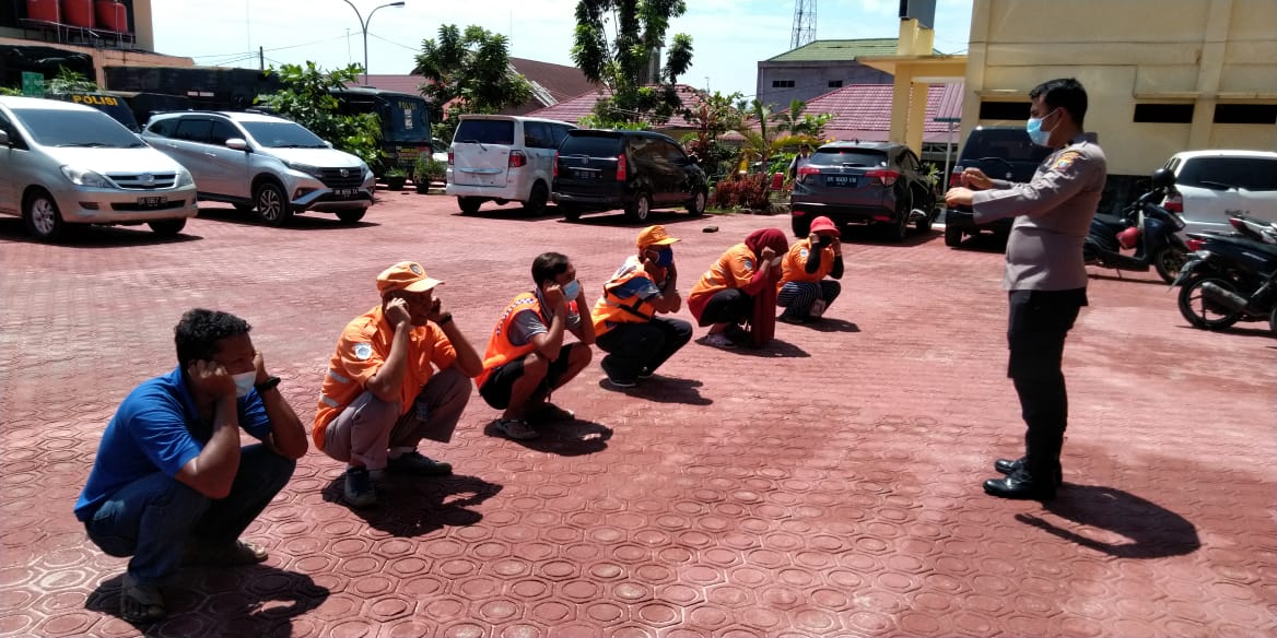 Enam Jukir Diamankan Polres Batu Bara Dalam Operasi Premanisme