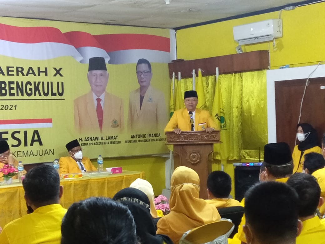 Rohidin Buka Musda Golkar Kota Nama Patriana Jadi Calon Potensial