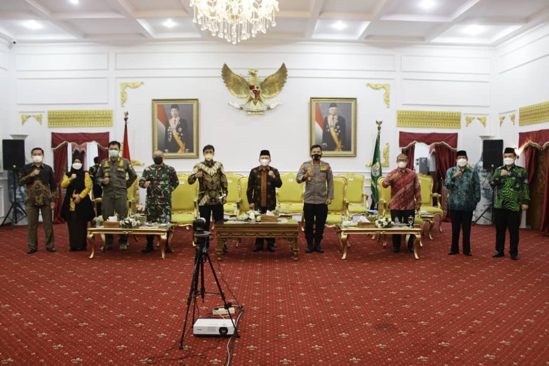 Kasus Covid-19 Menurun Pemprov Bengkulu Siap Sinergikan Upaya Pencegahan Bersama Pusat