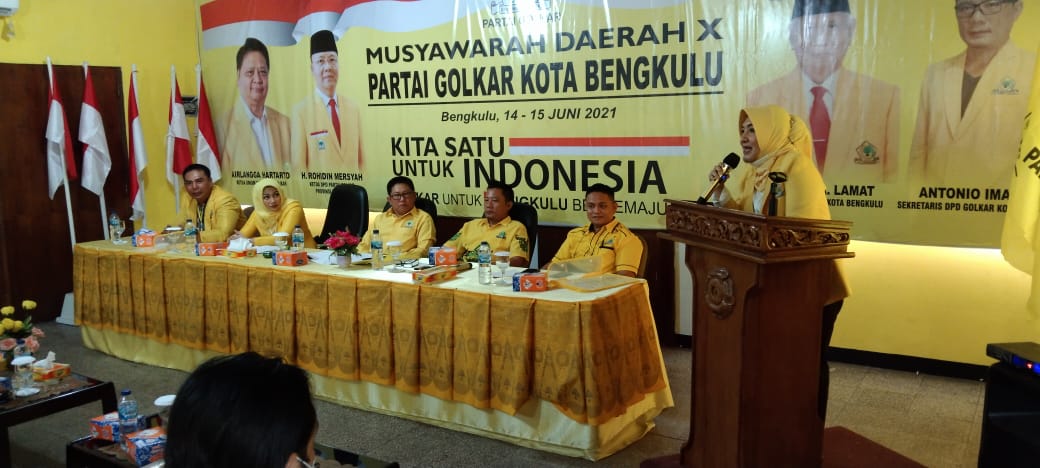 Terpilih Kembali Jadi Ketua Golkar Patriana Pasang Target Meyakinkan