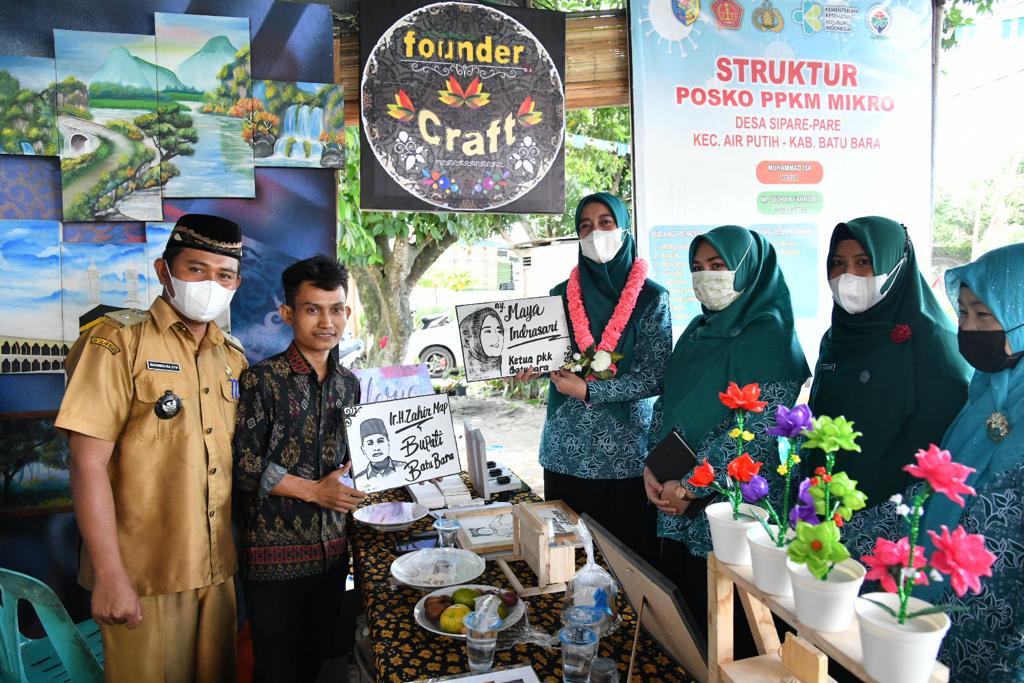 Ketua TP PKK Batu Bara Lakukan Pembinaan Desa Percontohan PHBS