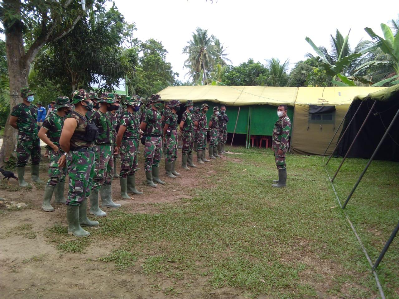 Satgas TMMD Ke-111 Kodim 0204/DS Gelar Apel Cek Kesiapan
