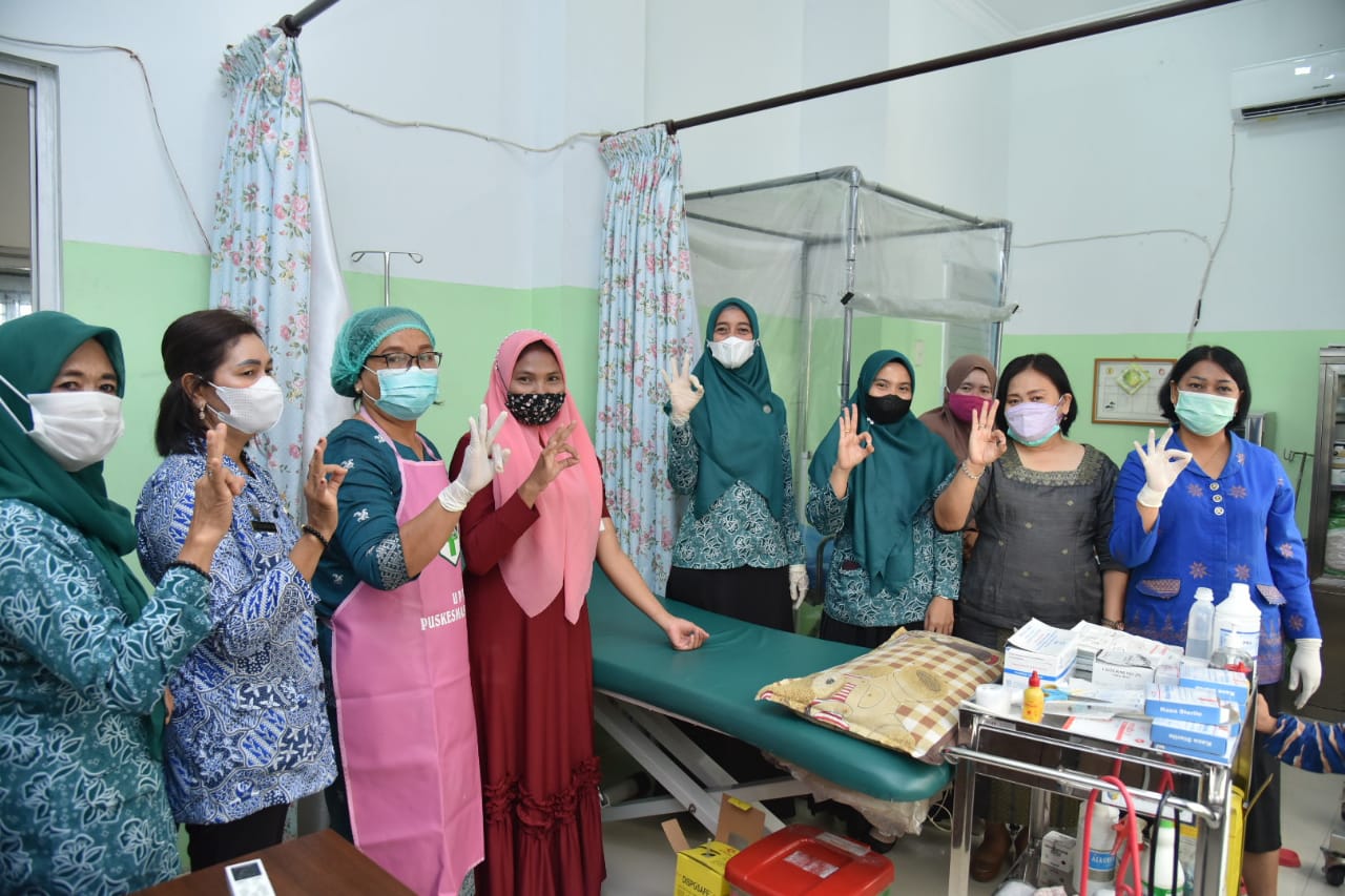 Ketua TP PKK Batu Bara Kunjungi Tiga Puskesmas Pelaksana Pelayanan KB