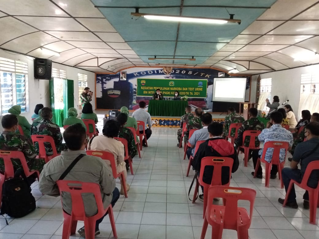 Berantas Narkoba Kodim 0205/TK Undang BNNK Karo Gelar Penyuluhan