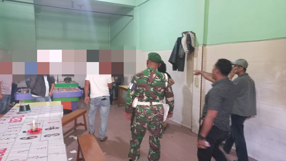 Pasintel Kodim 0205/TK Obrak-Abrik Markas Judi