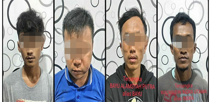 Tiga Penghisap Beserta Bandar Sabu Diamankan Polres Batu Bara