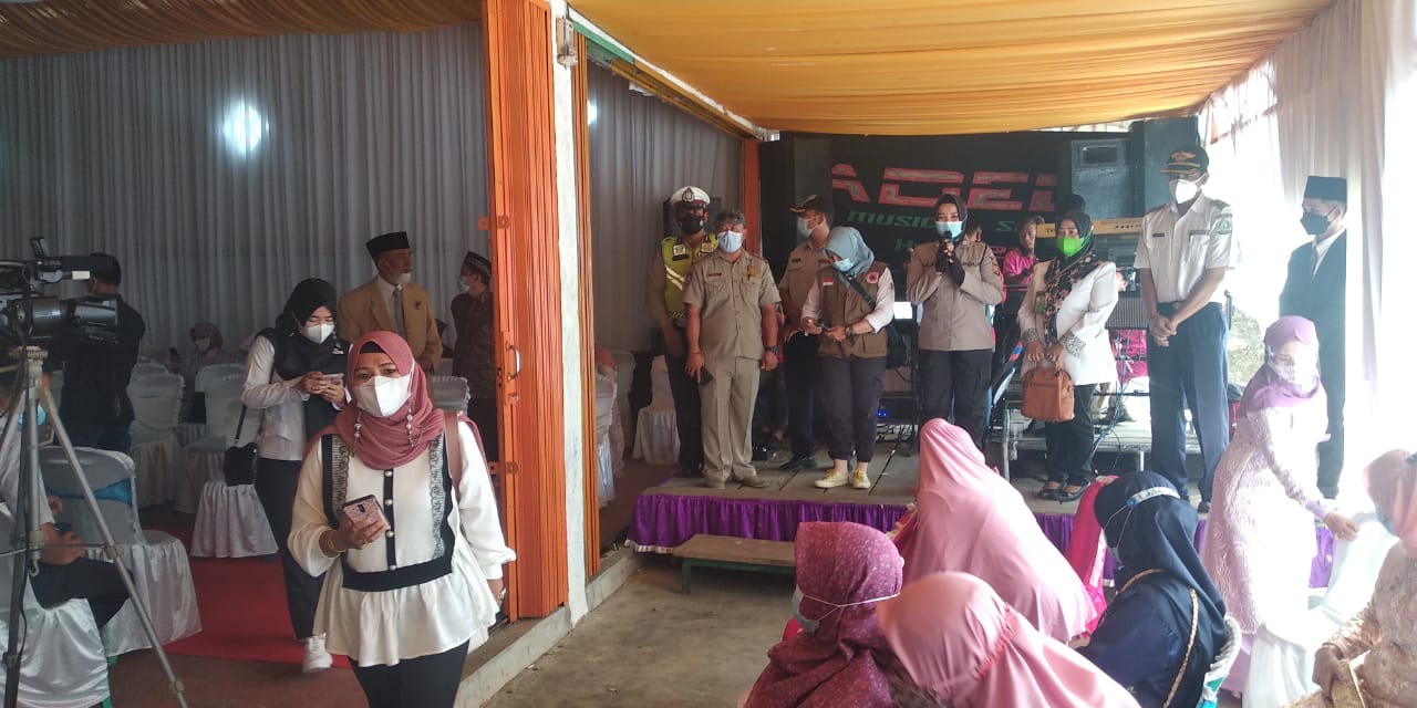 Tim Gabungan Himbau Prokes di Lokasi Pesta