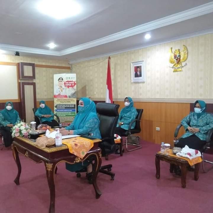 Ketua I TP PKK Ikuti Webiner Diversifikasi Pangan