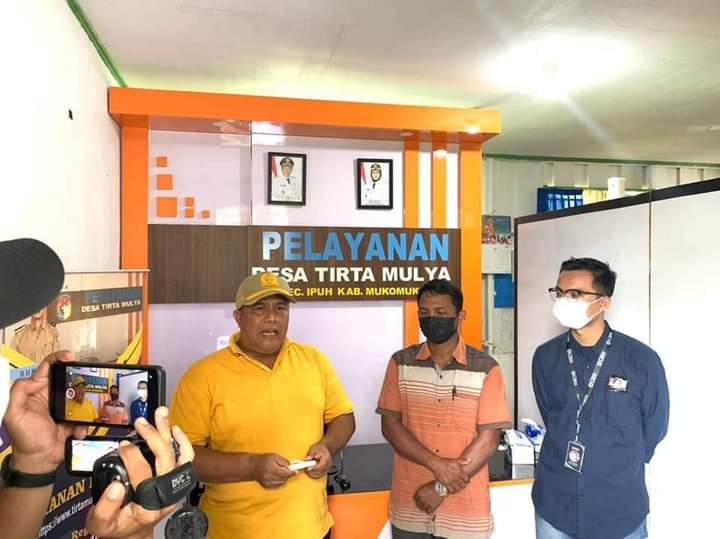Kadis Kominfotik Kunjungan ke Desa Tirta Mulya