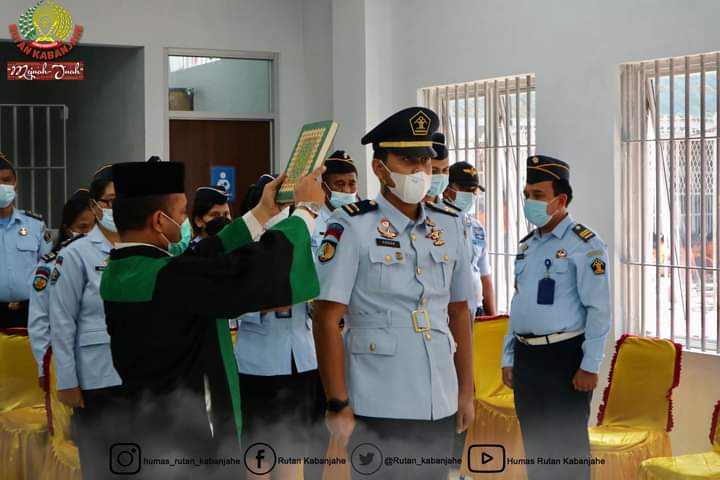Karutan Kelas II B Kabanjahe Lantik Kepala KPR