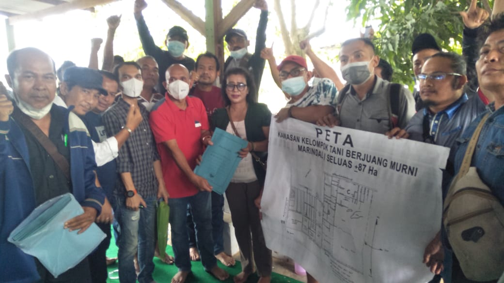 Gubsu Didesak Segera Lepas Lahan Eks HGU PTPN II di Desa Marindal I 