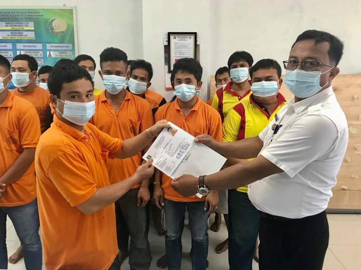15 Narapidana Rutan Kelas IIB Kabanjahe Dapat Asimilasi Pembebasan Bersyarat