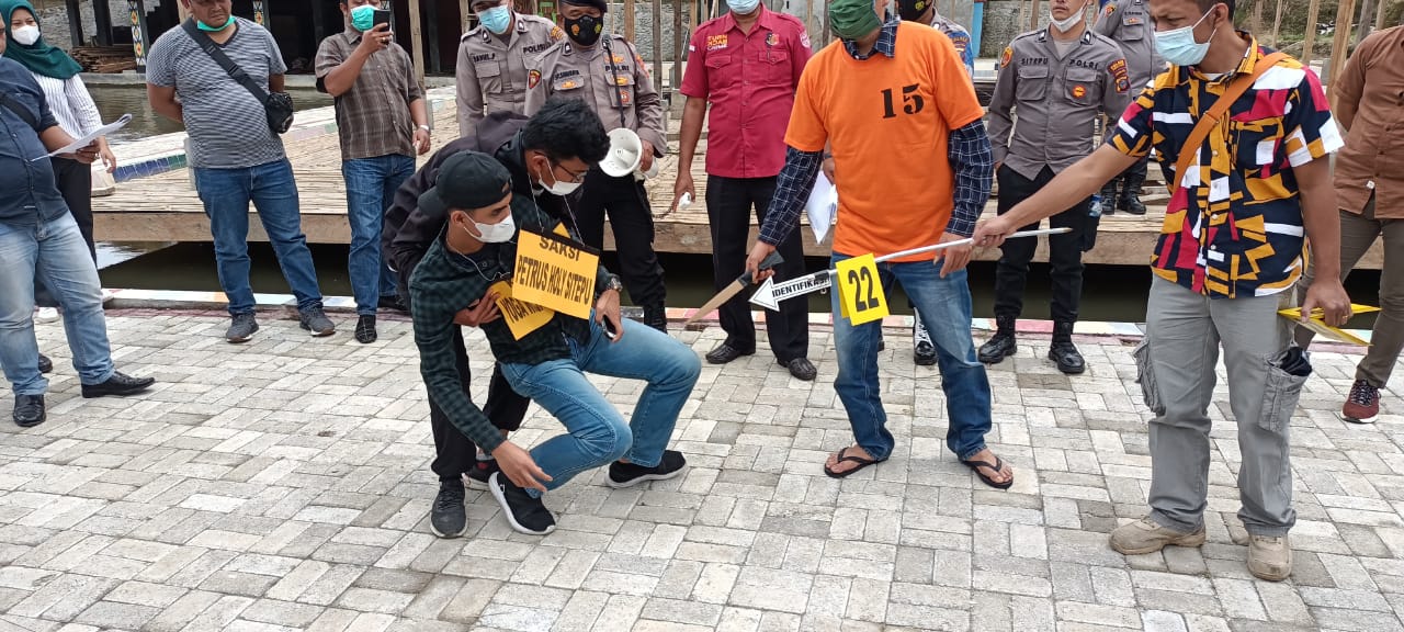 Kasus Pembunuhan Mahasiswa Karo 27 Adegan Rekontruksi Digelar