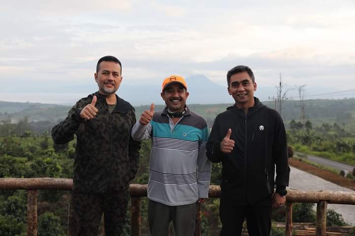 Wabup Karo Dampingi Wagubsu Tinjau Kawasan Puncak Siosar