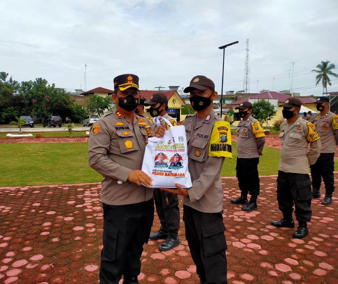 Kapolres Batu Bara Baksos Kepada Personil Bhabinkamtibmas