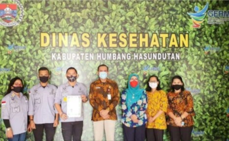 Rutan Kelas II B Humbahas Raih Sertifikat Laik Hygine Dan Sanitasi
