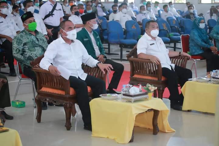 Kunjungan Kerja Sekda Labuhanbatu Sambut Gubernur Sumut