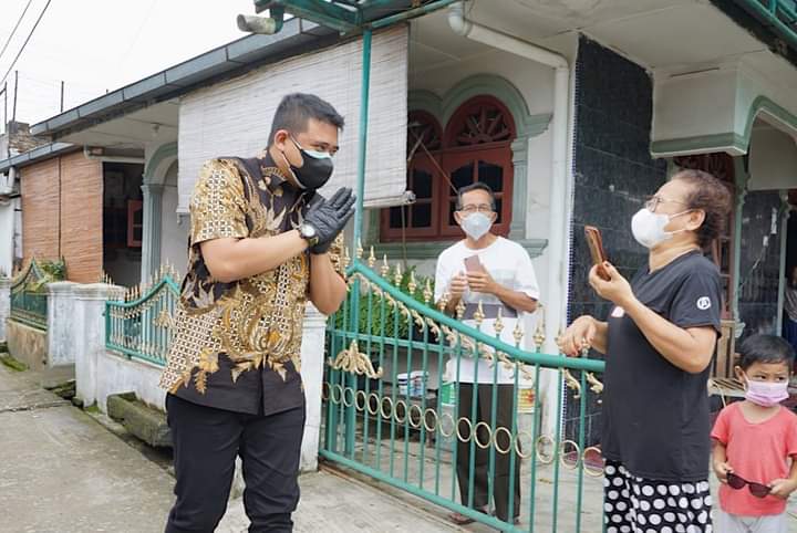 Walikota Medan Tinjau Lokasi Isoman Dan isolasi Lingkungan