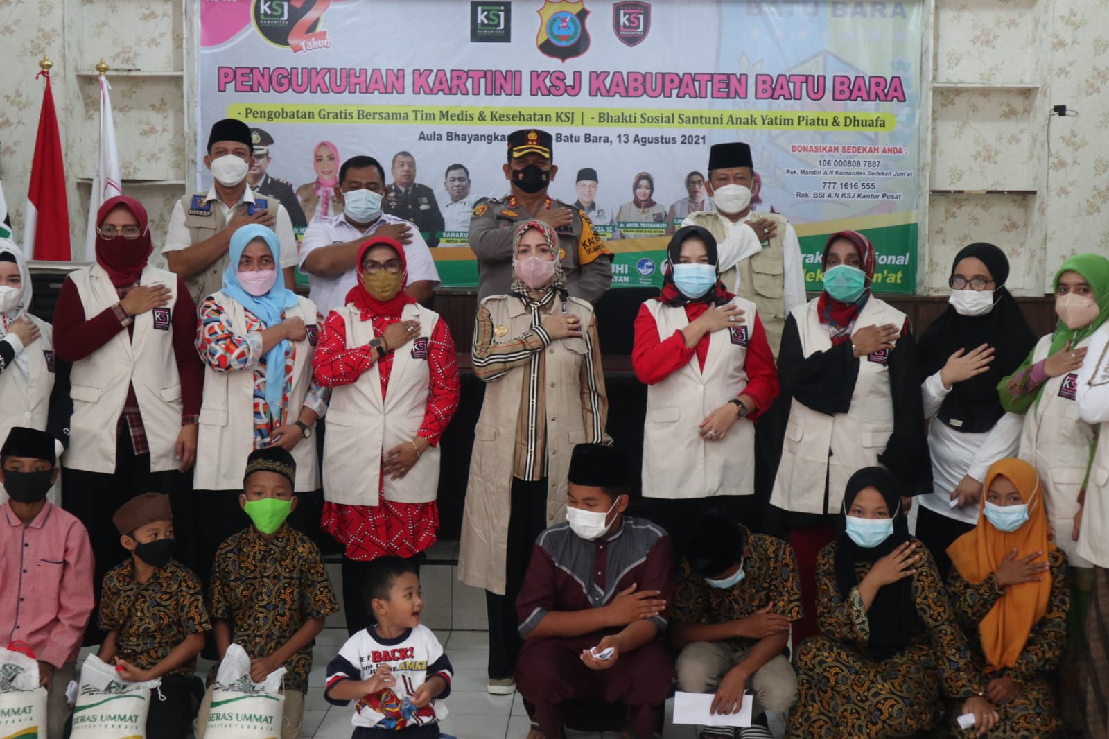 Kapolres Batu Bara Kukuhkan Pengurus Kartini KSJ Batu Bara