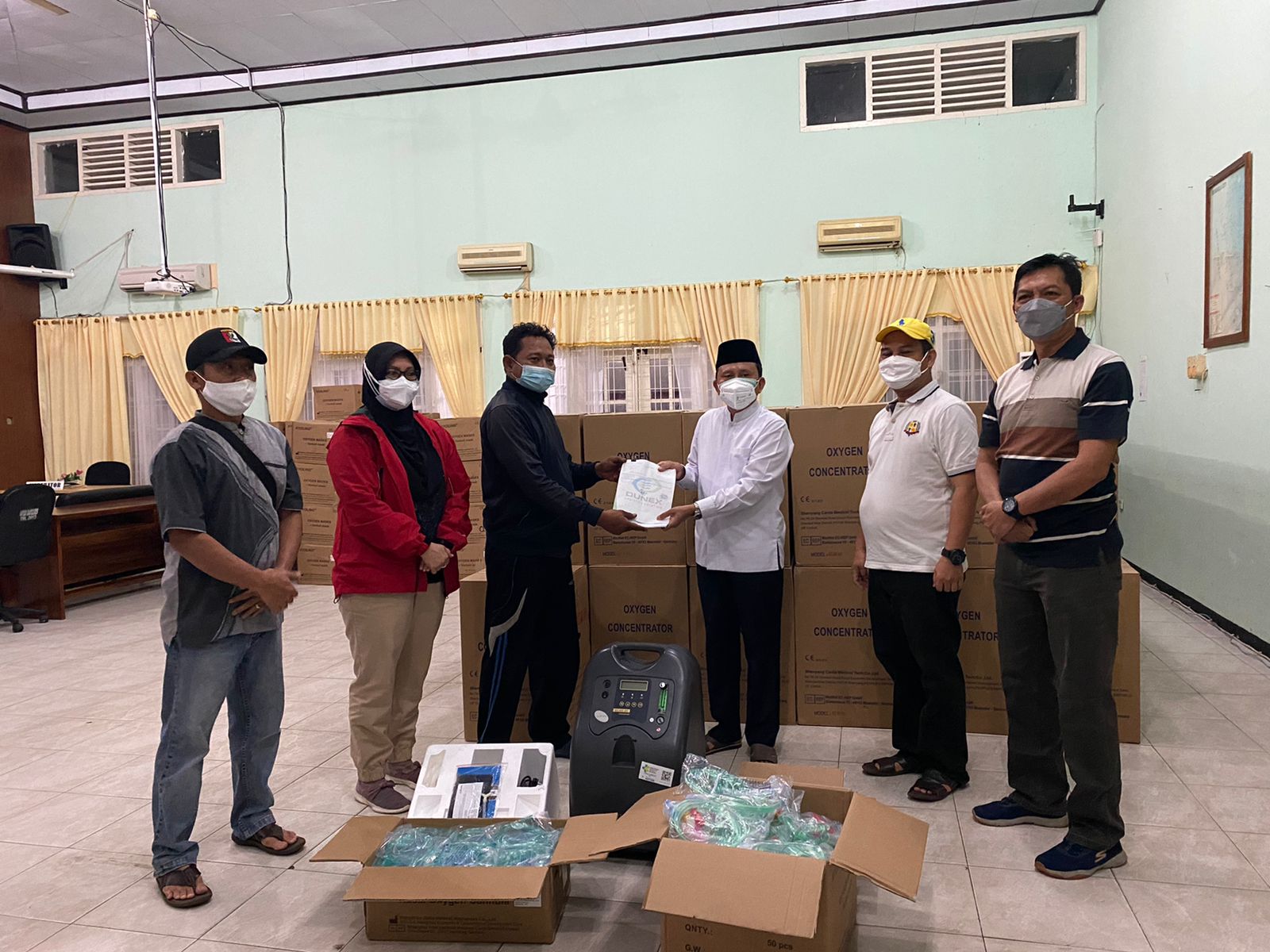 Pemprov Bengkulu Terima Bantuan Oksigen Konsentrator dari Kemenkes RI