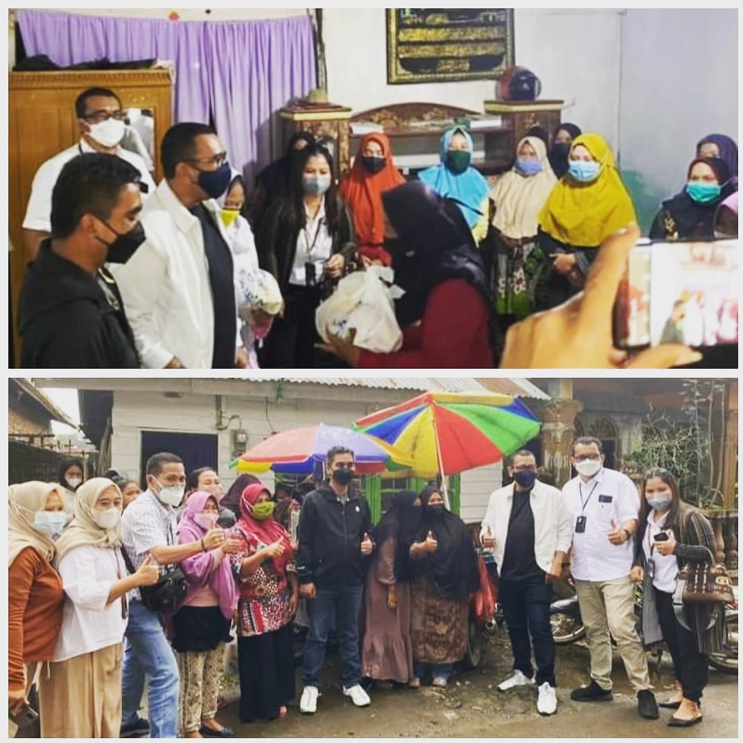 Wabup Karo Dampingi Stafsus BUMN Salurkan Bantuan Kementerian
