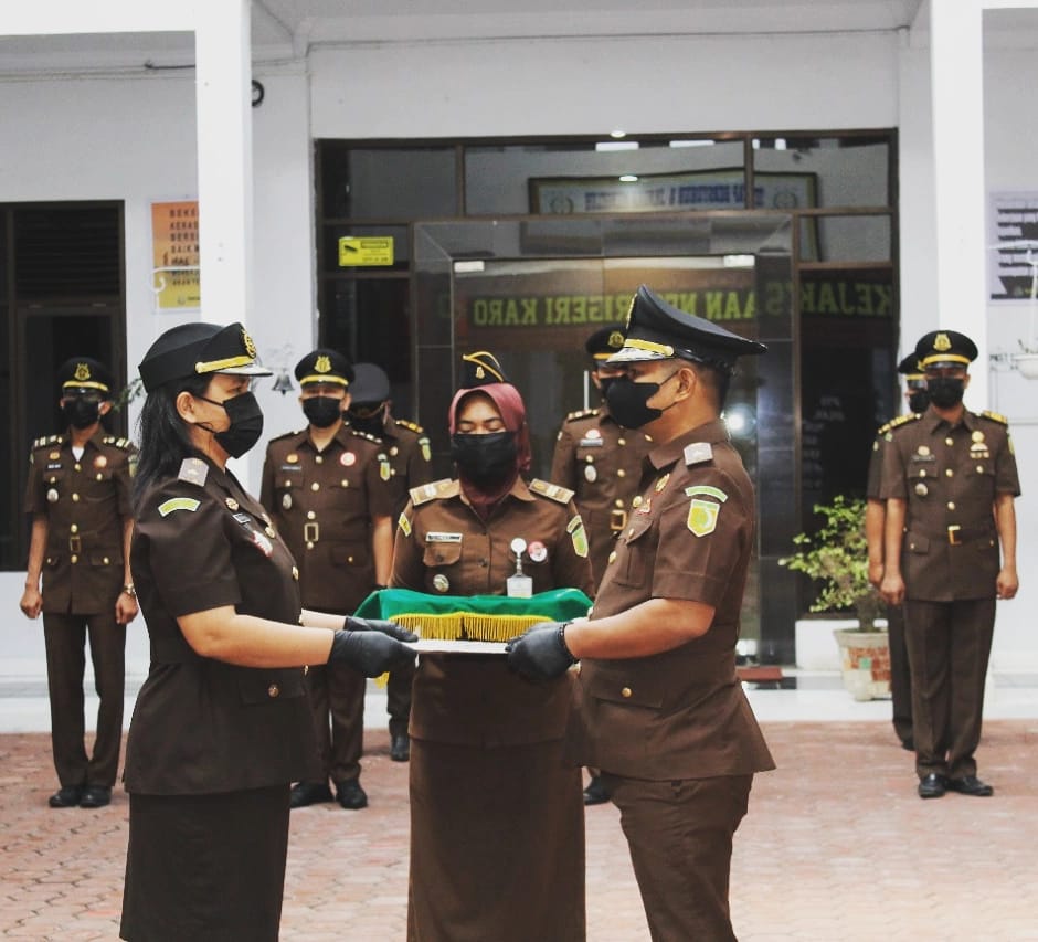 Kajari Karo Pimpin Sertijab Kasi Pidsus