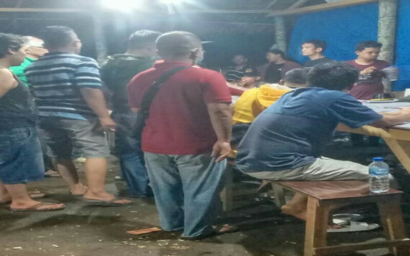 Pemain Judi di Durin Sembelang Berkerumun Kapolsek : Akan Kami Cek