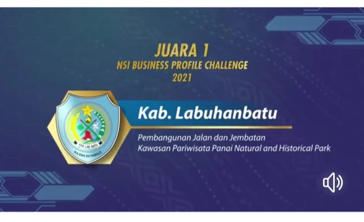 Kabupaten Labuhanbatu Ditetapkan Juara Pertama Penilaian NSI-BPC 2021