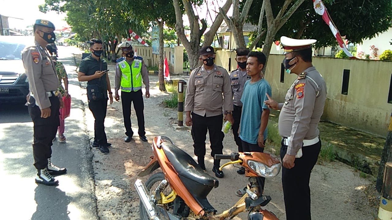 Polres Batu Bara Kembali Giat Operasi Yustisi Pencegahan Penyebaran Covid-19