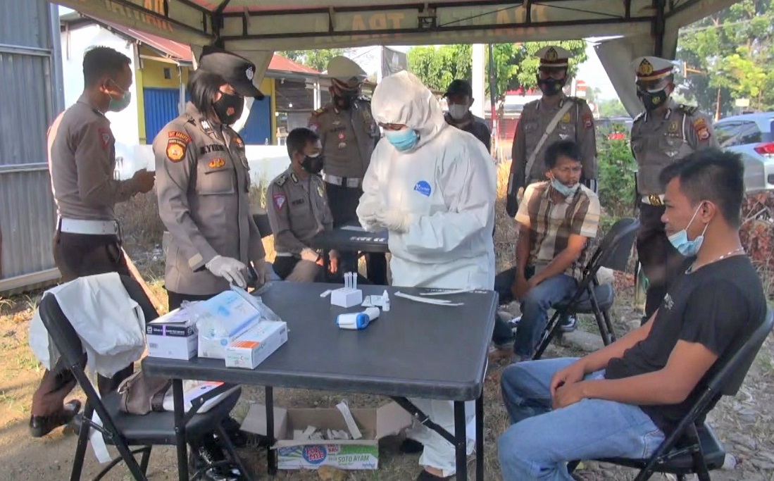 Pantau Perbatasan Polres Bengkulu Fokus Penegakan Prokes dan Pencegahan Lainnya