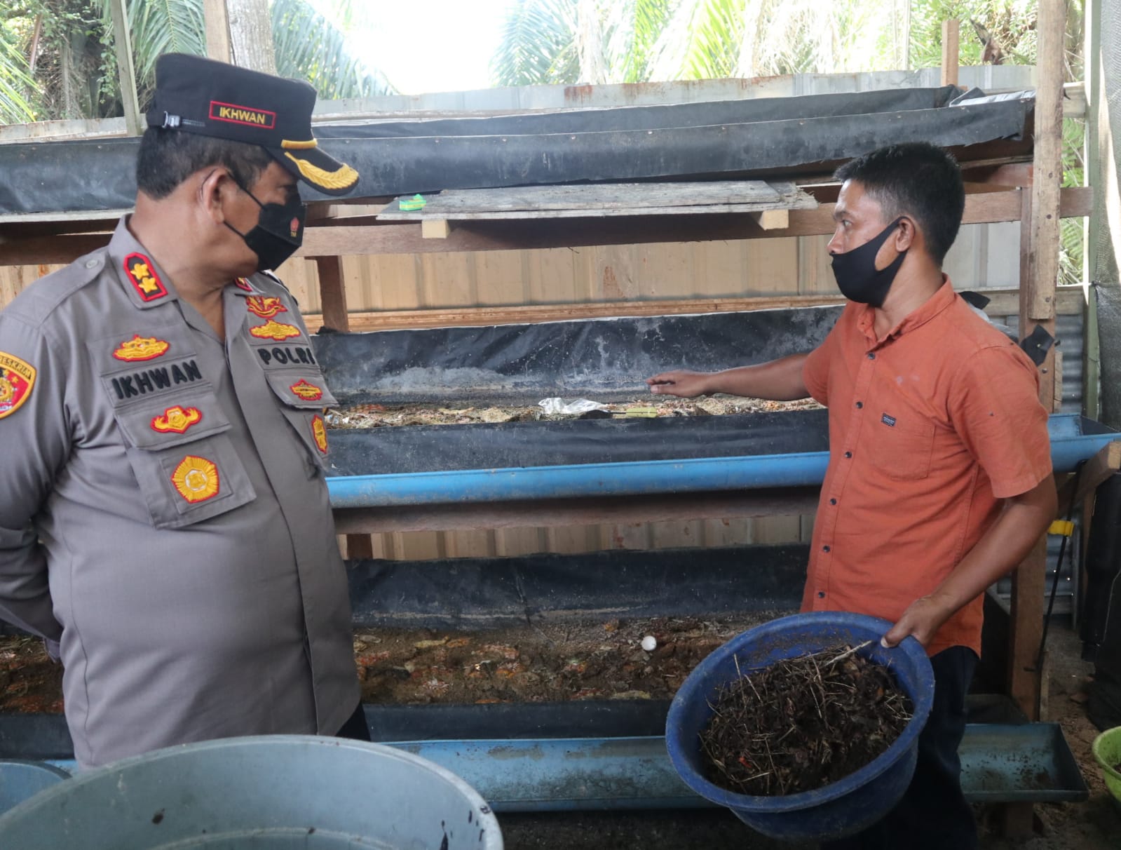 Ciptakan Lapangan Pekerjaan di Tengah Pandemi Untung  Diberi Motivasi Kapolres Batu Bara