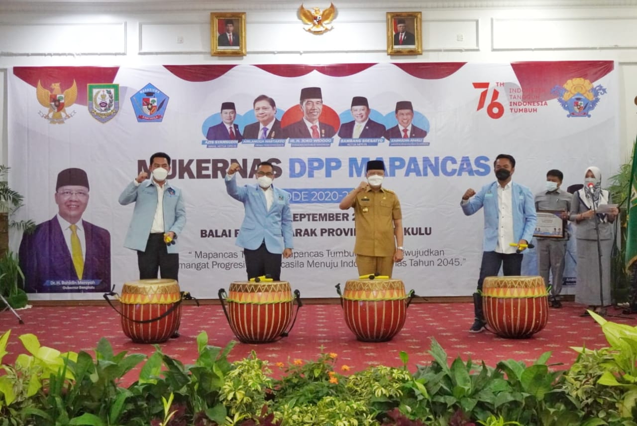 Mukernas DPP Mapancas Gubernur Rohidin Ajak Sinergi Membangun Bangsa 