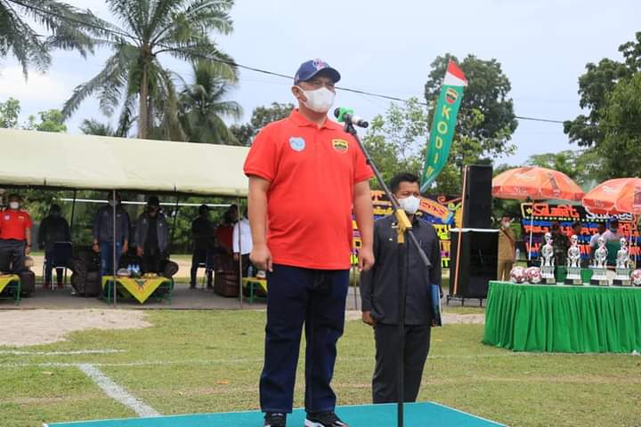 Bupati Labuhanbatu Resmi Buka Turnamen Sepak Bola