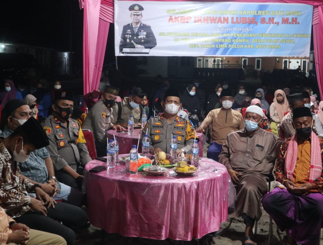 Kapolres Batu Bara Jalin Silaturahmi Ke Jama'ah Al-Ikhwan