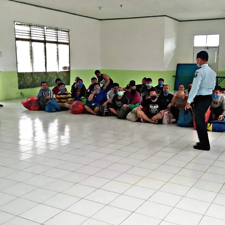 Rutan Kelas IIB Kabanjahe Mutasi 30 Tahanan ke Rutan Kelas IIB Sidikalang