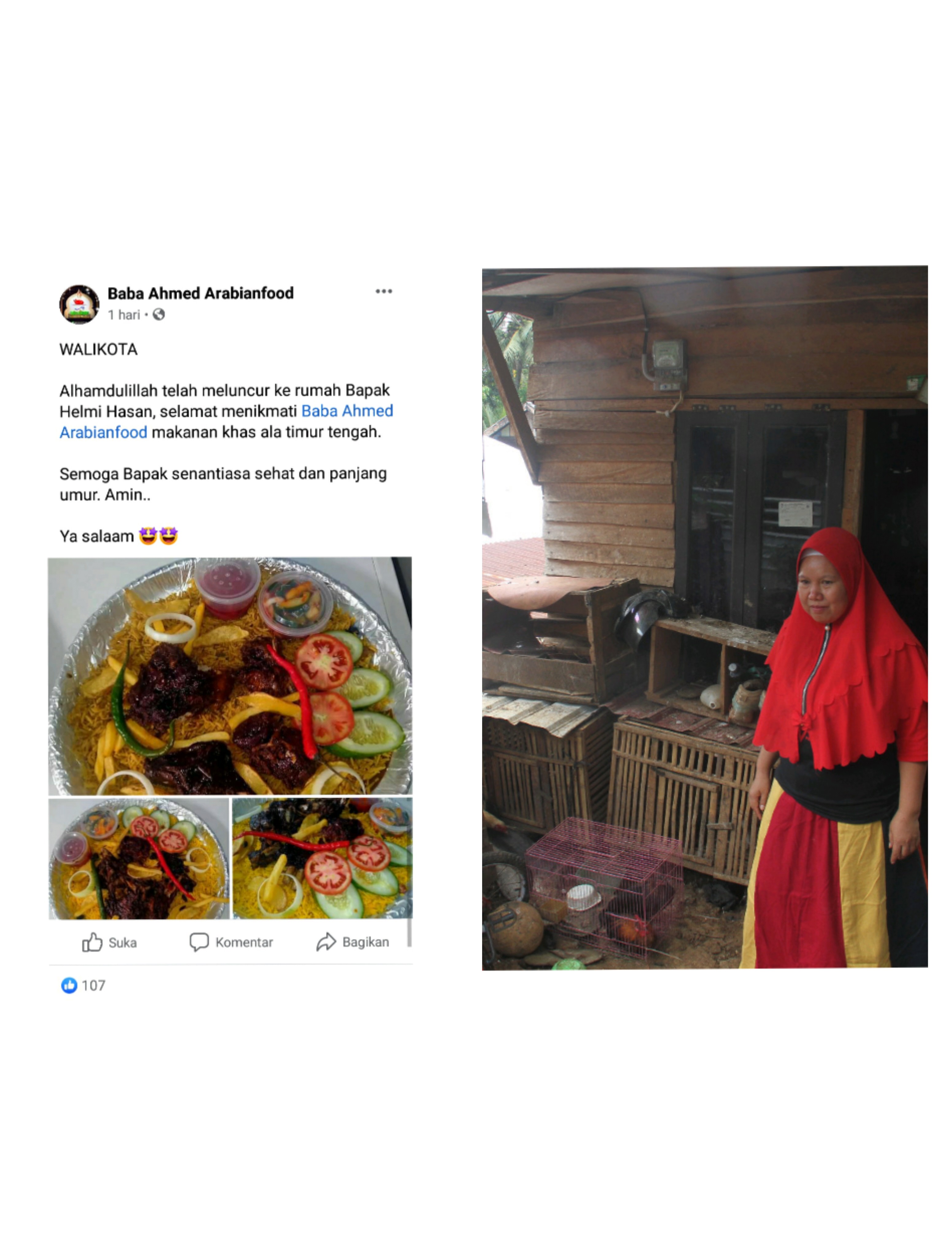 Nikmatnya Makanan Timur Tengah Walikota Bengkulu Versus Pahitnya Hidup Warga Rumah Berdinding Papan