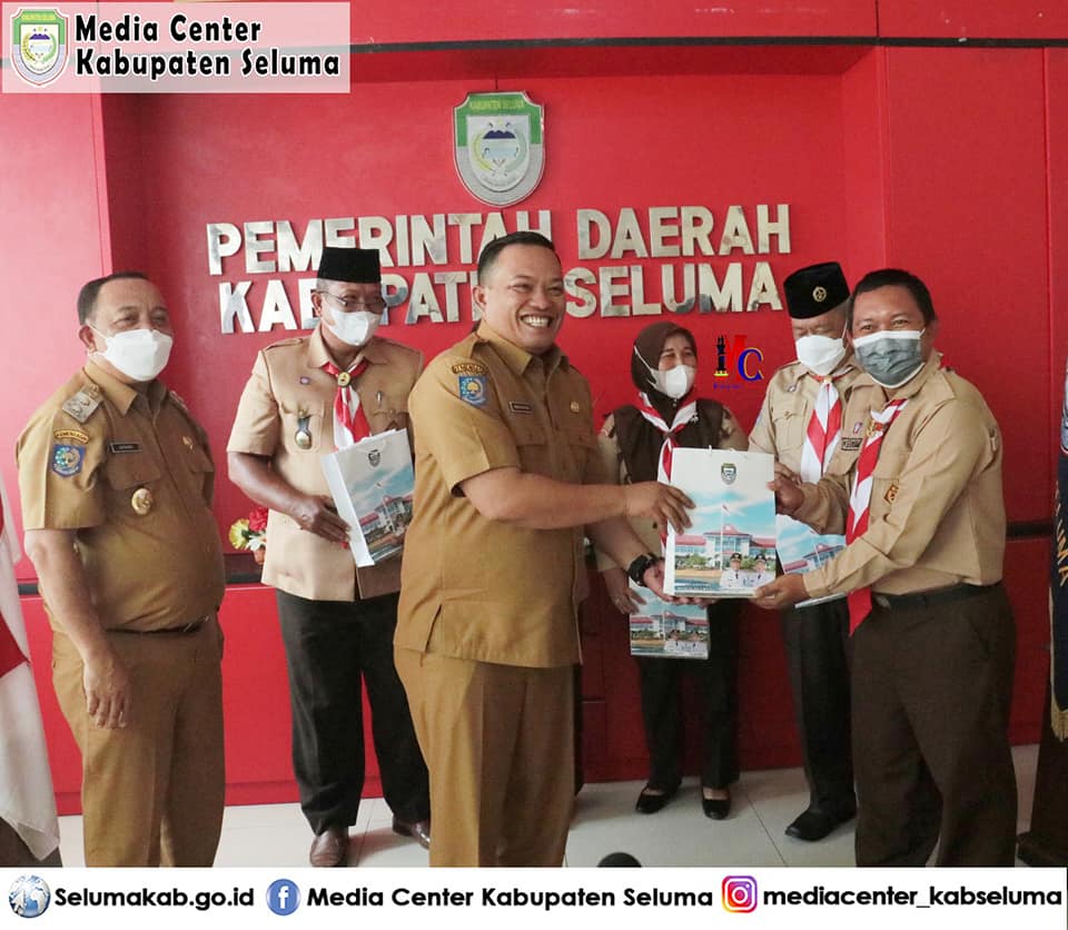 Audiens Pengurus Gerakan Pramuka Kwarcab Kabupaten Seluma
