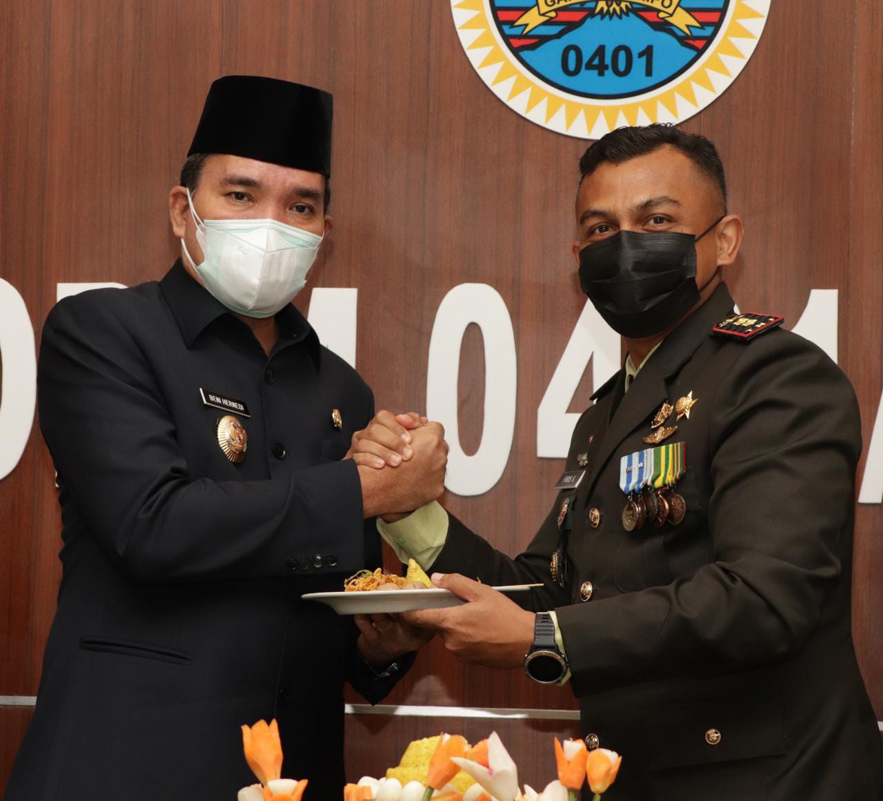 Wabup Beni Bareng Forkopimda Meriahkan HUT TNI