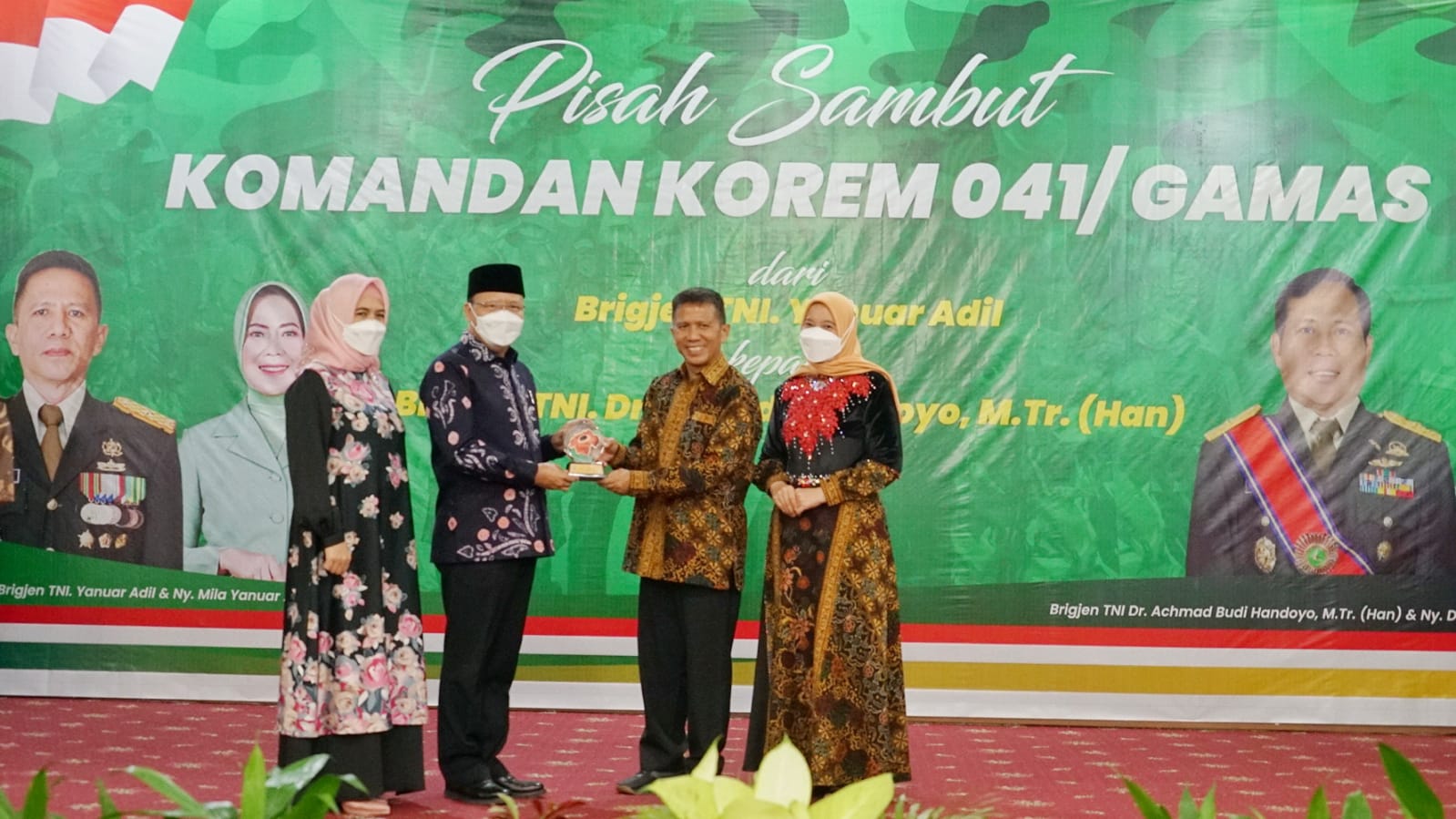 Gubernur Rohidin Ucapkan Terima Kasih Atas Pengabdian Danrem Yanuar