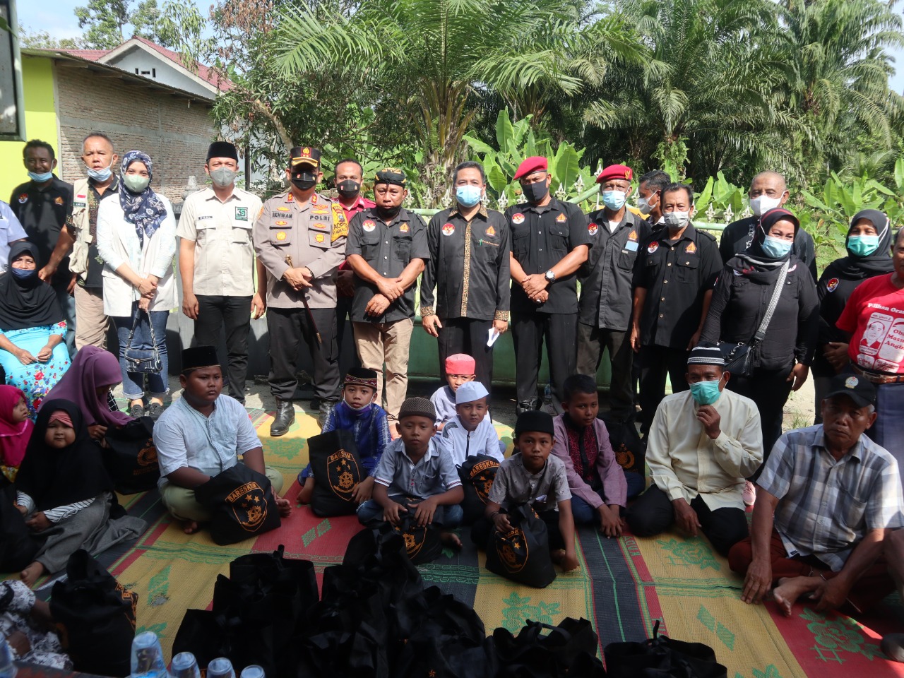 Kapolres Batubara Bersama DPC Pandawa Salurkan Bantuan Kabareskrim