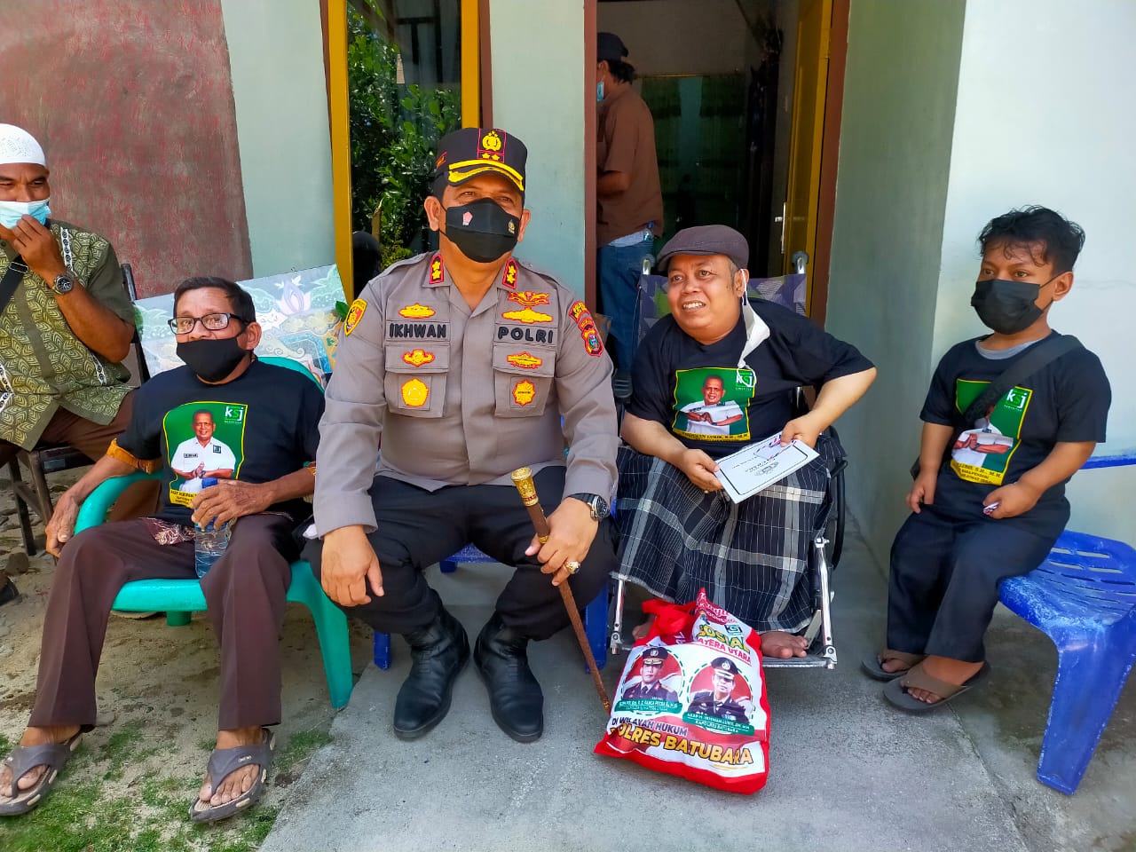 Kapolres Batubara Beri Support Ke Penyandang Dwarfisme