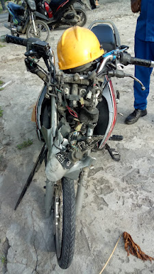 Tabrakan dengan Bus PT Inalum Pengendara Motor Hembuskan Nafas Terakhir