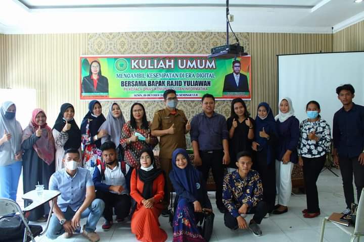 Kadis Kominfo Labuhanbatu Isi Kuliah Umum ULB