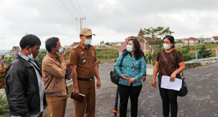 Penilaian Desa Lomba Bersih Ketua TP PKK Kunjungi Desa Suka Meriah