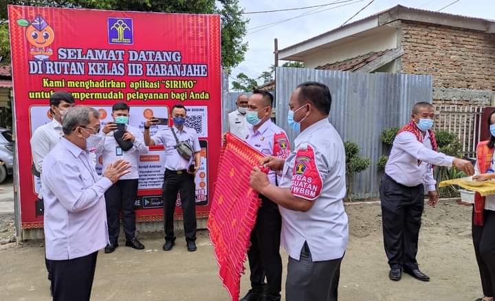 Kepala Rutan Kelas IIB Kabanjahe Sambut Kunker Stafsus Menkumham RI