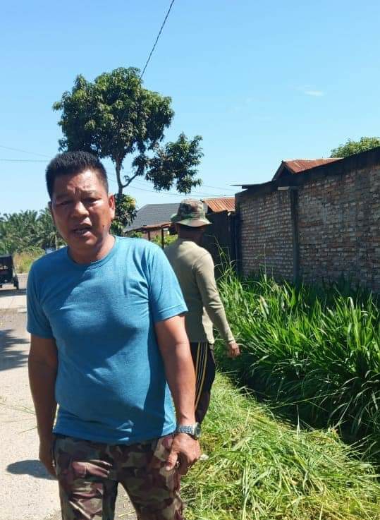 Jalankan Intruksi Bupati Labuhanbatu Lurah di Rantau Utara Hidupkan Gotong Royong