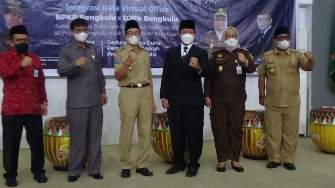 Aplikasi Virtual Office BPKP Bengkulu Mitra Kerja Diluncurkan